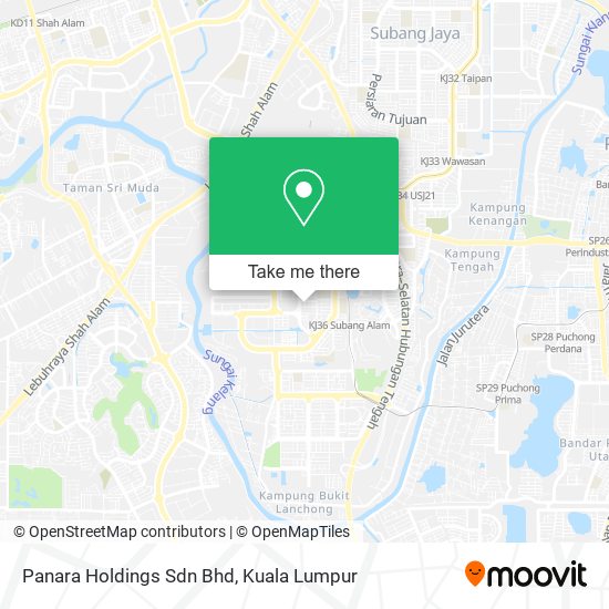 Panara Holdings Sdn Bhd map