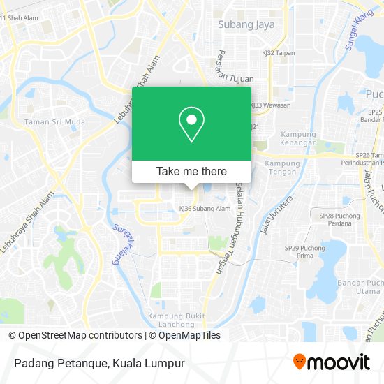 Padang Petanque map