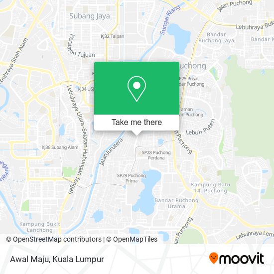 Awal Maju map