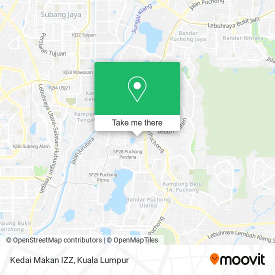 Kedai Makan IZZ map