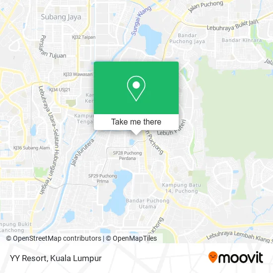 YY Resort map
