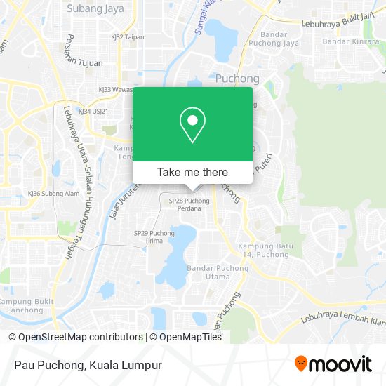 Pau Puchong map