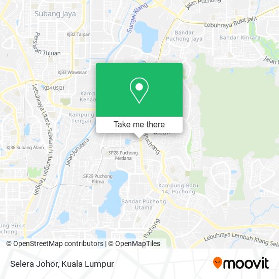 Selera Johor map