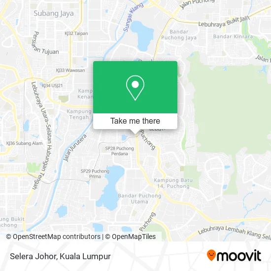 Selera Johor map