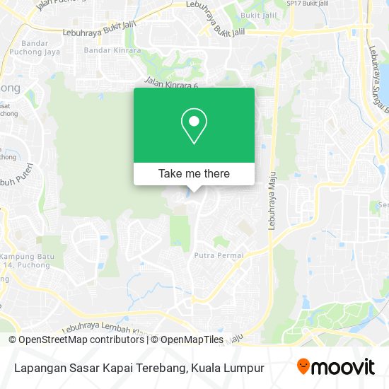 Peta Lapangan Sasar Kapai Terebang