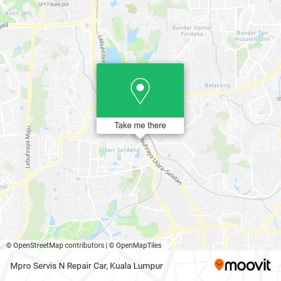 Peta Mpro Servis N Repair Car