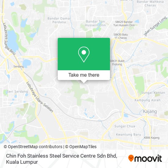 Chin Foh Stainless Steel Service Centre Sdn Bhd map