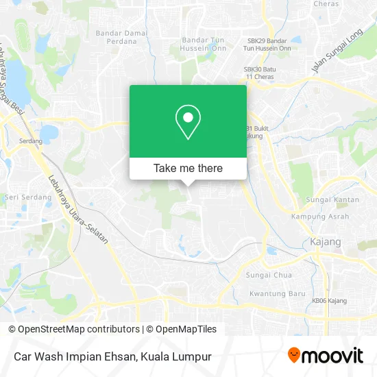 Peta Car Wash Impian Ehsan