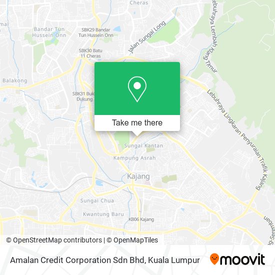 Amalan Credit Corporation Sdn Bhd map