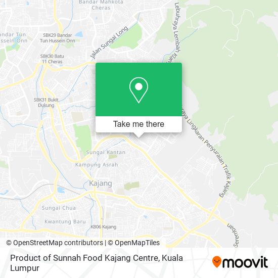 Product of Sunnah Food Kajang Centre map