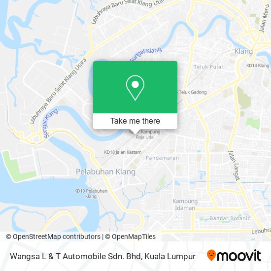 Wangsa L & T Automobile Sdn. Bhd map