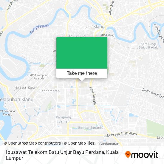 Ibusawat Telekom Batu Unjur Bayu Perdana map