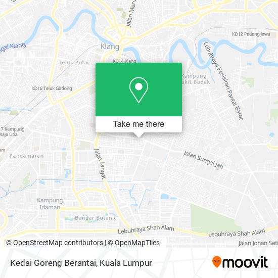 Kedai Goreng Berantai map