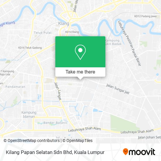 Peta Kilang Papan Selatan Sdn Bhd
