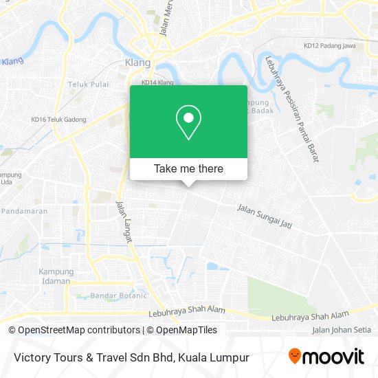 Peta Victory Tours & Travel Sdn Bhd