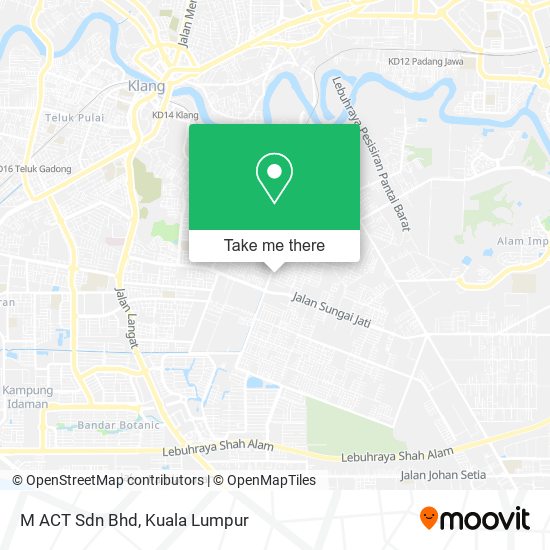 M ACT Sdn Bhd map