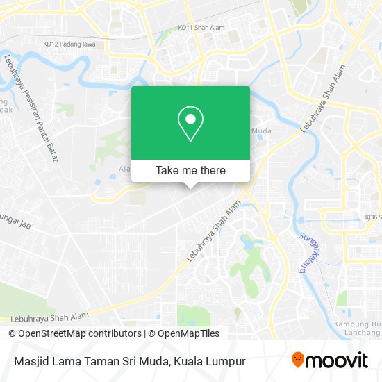 Masjid Lama Taman Sri Muda map