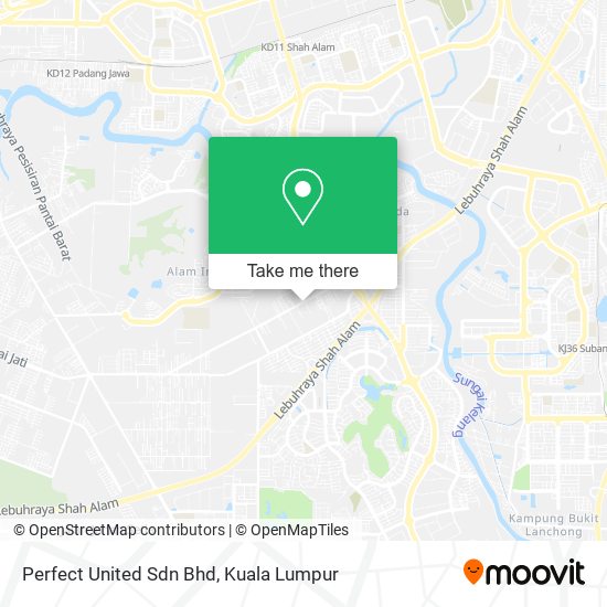 Perfect United Sdn Bhd map