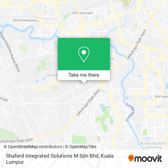 Shaferd Integrated Solutions M Sdn Bhd map