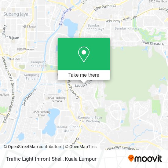 Traffic Light Infront Shell map