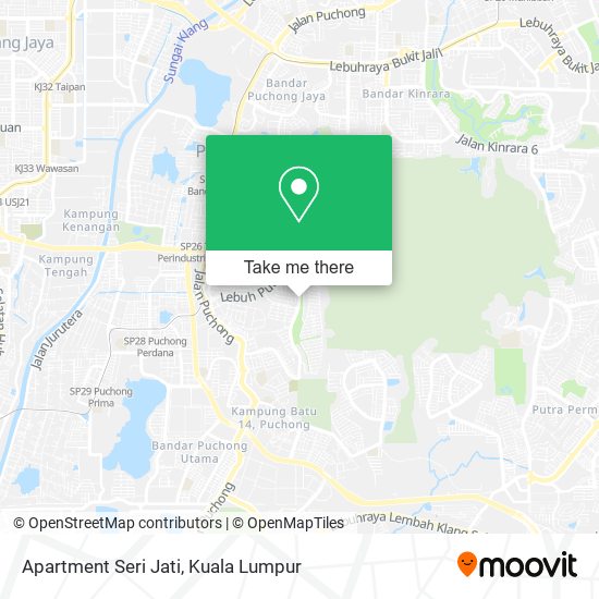 Apartment Seri Jati map
