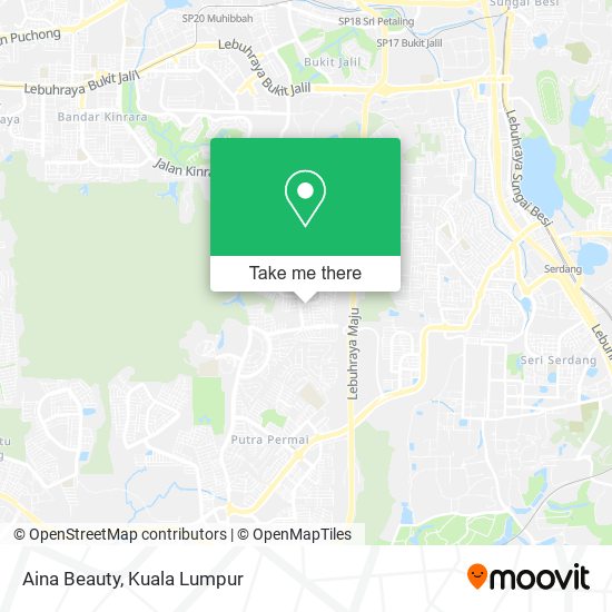 Aina Beauty map