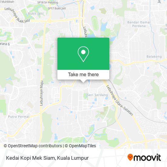 Kedai Kopi Mek Siam map