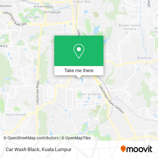 Car Wash Black map