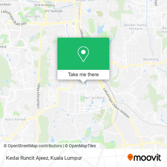 Kedai Runcit Ajeez map