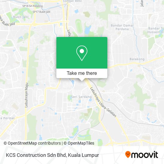 KCS Construction Sdn Bhd map