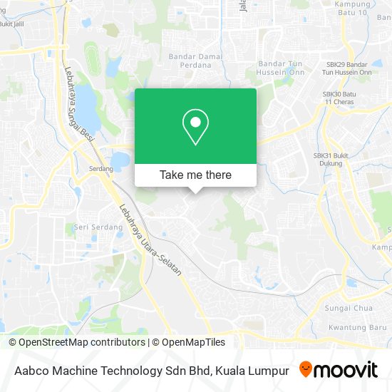 Aabco Machine Technology Sdn Bhd map