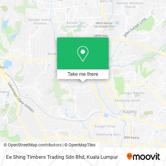 Peta Ee Shing Timbers Trading Sdn Bhd