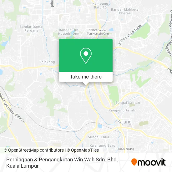 Perniagaan & Pengangkutan Win Wah Sdn. Bhd map