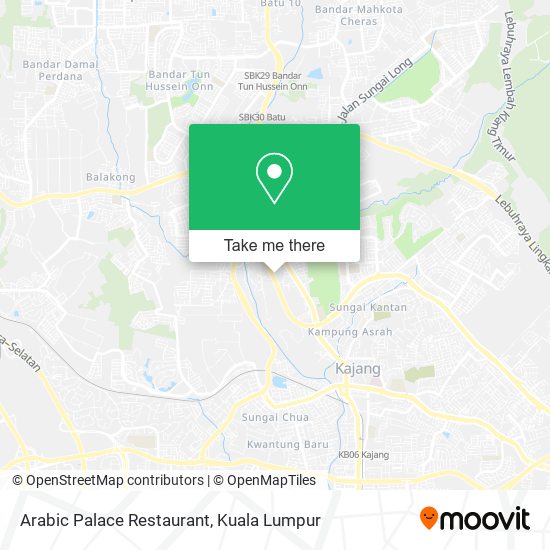 Arabic Palace Restaurant map