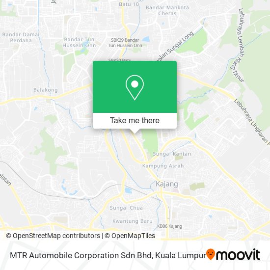 MTR Automobile Corporation Sdn Bhd map