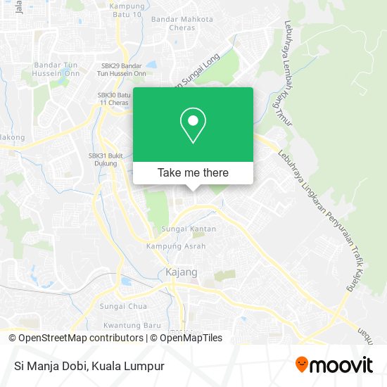 Si Manja Dobi map