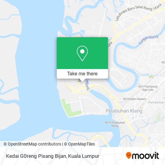Peta Kedai G0reng Pisang Bijan