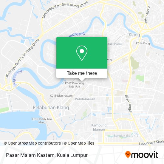 Pasar Malam Kastam map