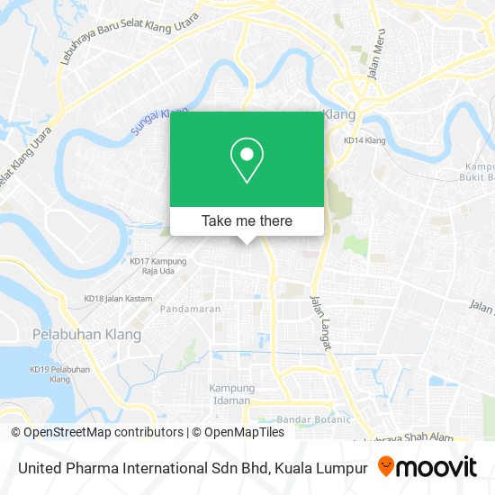 United Pharma International Sdn Bhd map