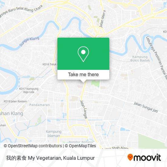 我的素食 My Vegetarian map