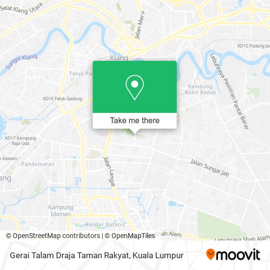 Gerai Talam Draja Taman Rakyat map