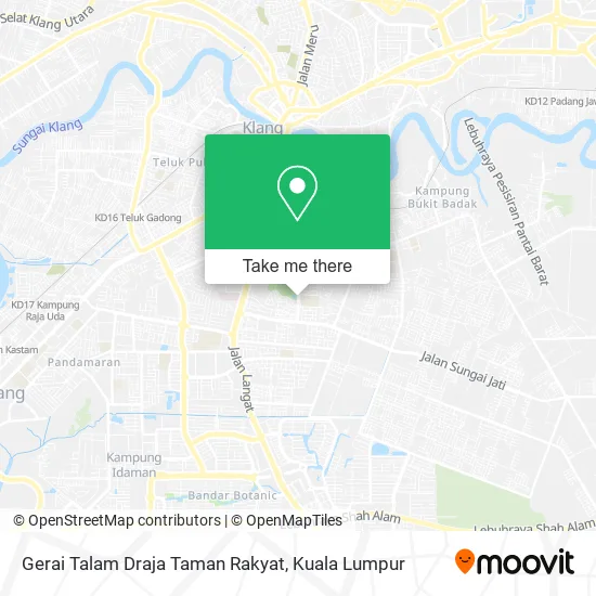 Peta Gerai Talam Draja Taman Rakyat