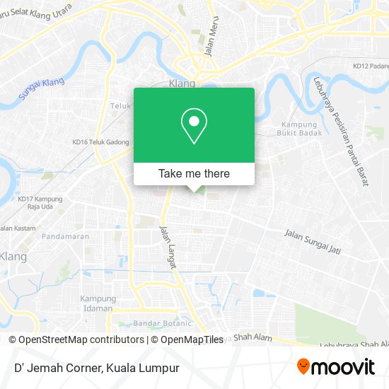 D' Jemah Corner map
