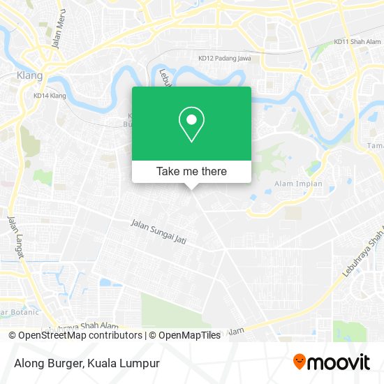 Along Burger map