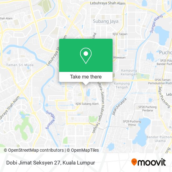 Dobi Jimat Seksyen 27 map