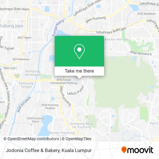 Jodonia Coffee & Bakery map