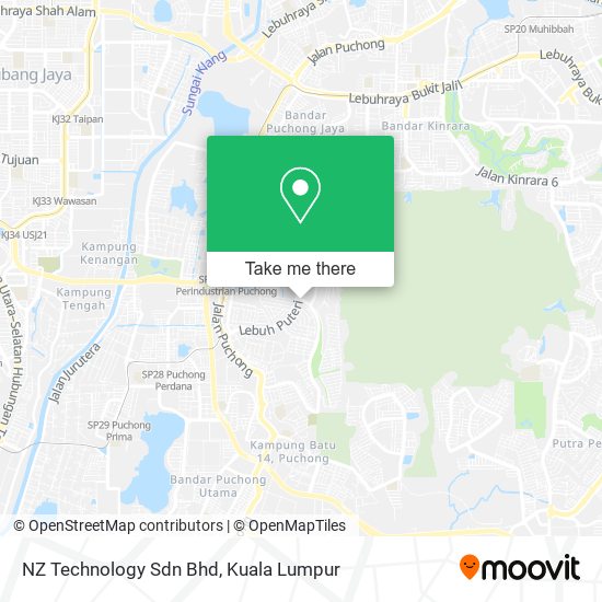 NZ Technology Sdn Bhd map