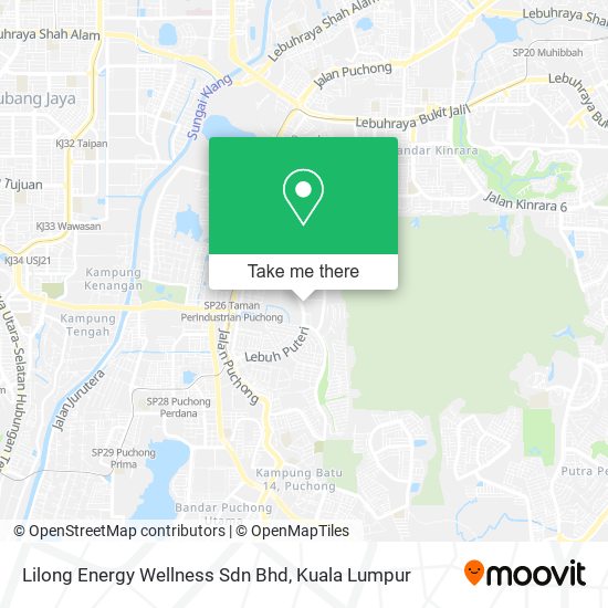 Peta Lilong Energy Wellness Sdn Bhd