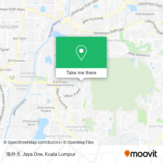 海外天 Jaya One map