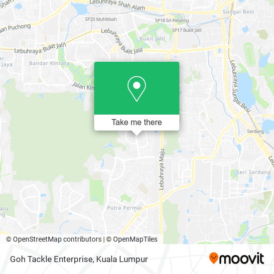 Goh Tackle Enterprise map